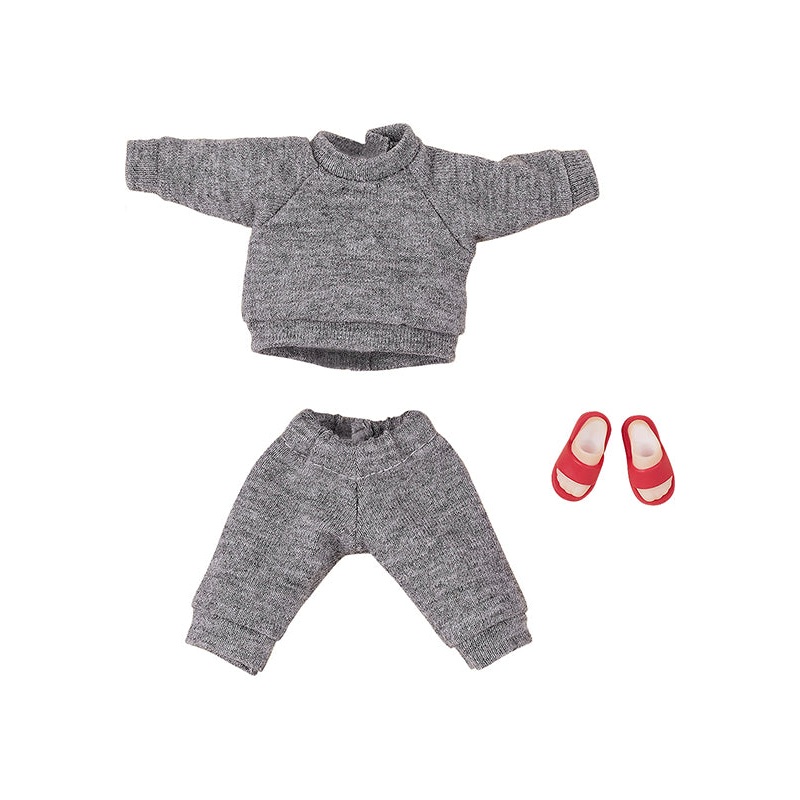 Nendoroid Doll Outfit Set: Sweatshirt and Sweatpants (Gray)