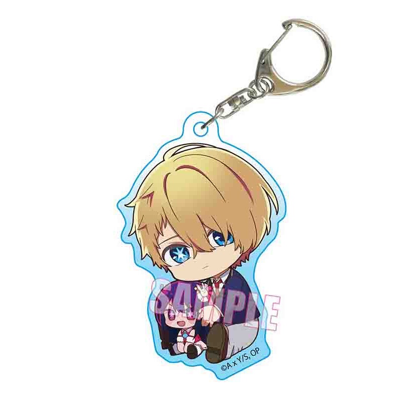 Oshi no Ko Bell House GyuGyutto Acrylic Key Chain Aqua (School Uniform)