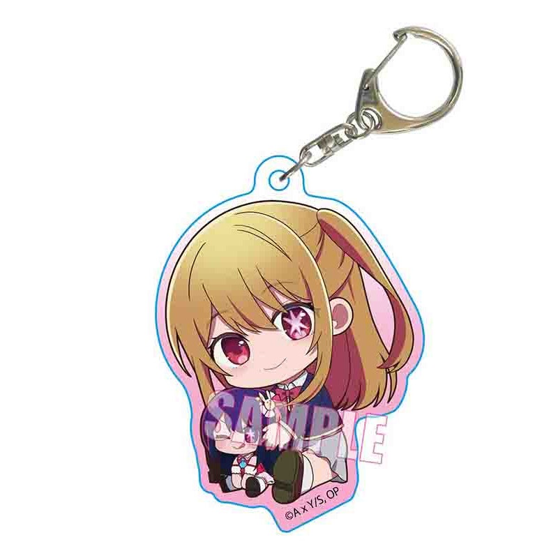 Oshi no Ko Bell House GyuGyutto Acrylic Key Chain Ruby (School Uniform)