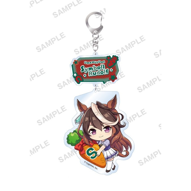 Uma Musume Pretty Derby Bushiroad Creative Mugyu Mini Acrylic Key Chain Vol.2 Symboli Rudolf