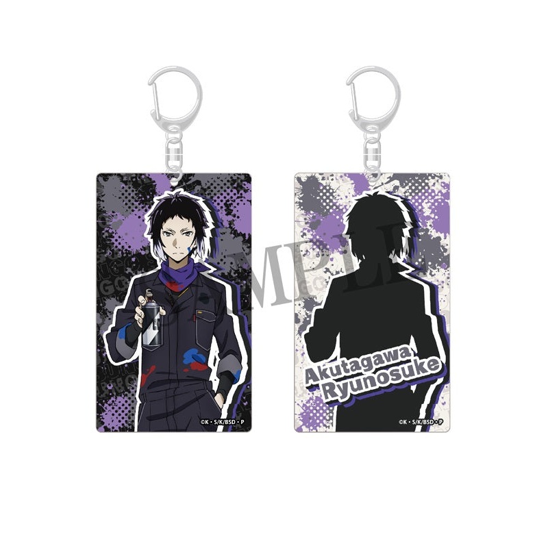 Bungo Stray Dogs Movic Changing Acrylic Key Chain Akutagawa Ryunosuke