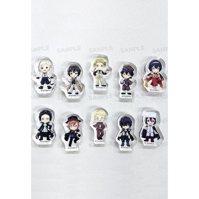 Bungo Stray Dogs Star mine Trading Die-cut Acrylic Block Charamage(1 Random)
