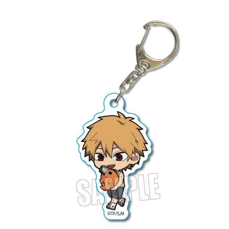 Chainsaw Man Bell House TEKUTOKO Acrylic Key Chain Part 2 Denji (Childhood) & Pochita