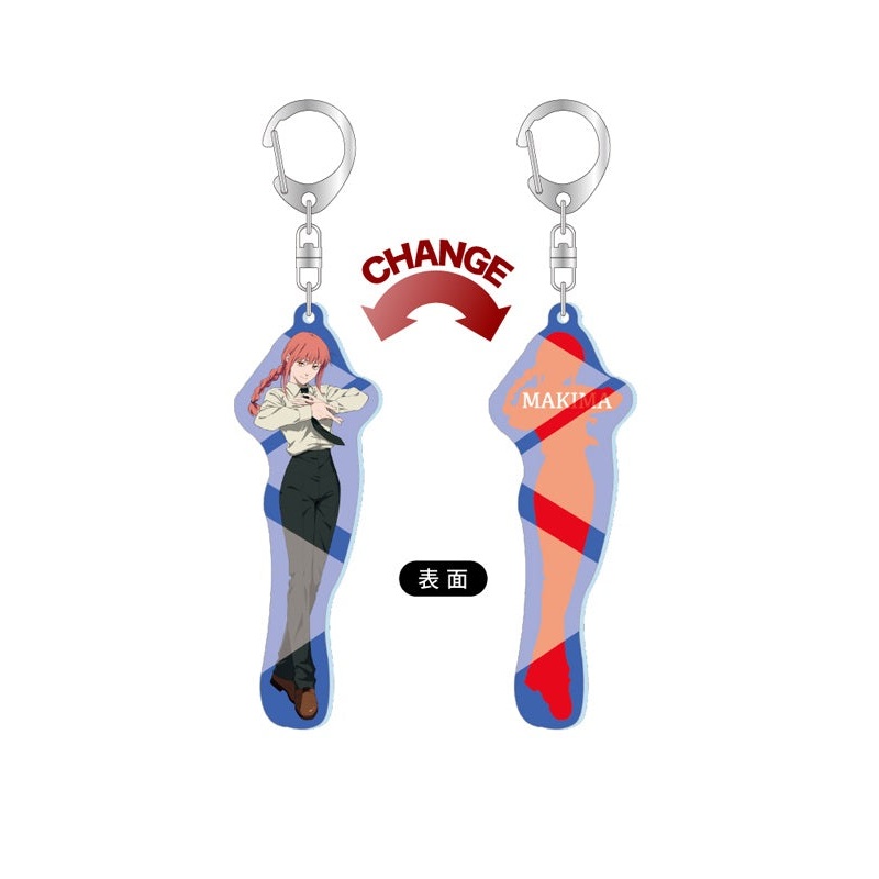 Chainsaw Man Shimizu Sangyo Changing Acrylic Key Chain Collection Makima