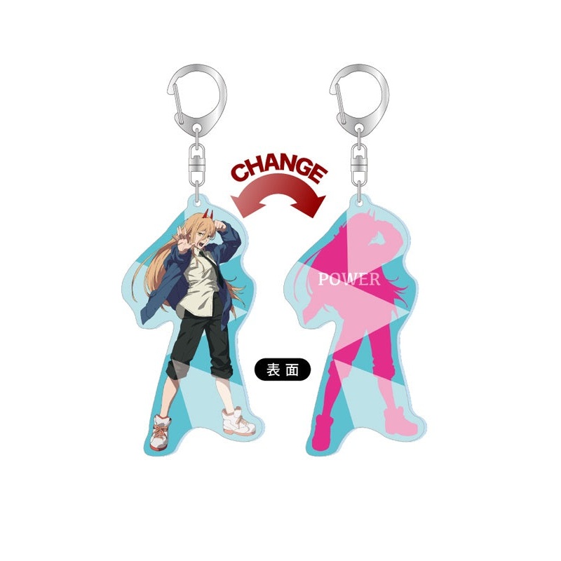 Chainsaw Man Shimizu Sangyo Changing Acrylic Key Chain Collection Power