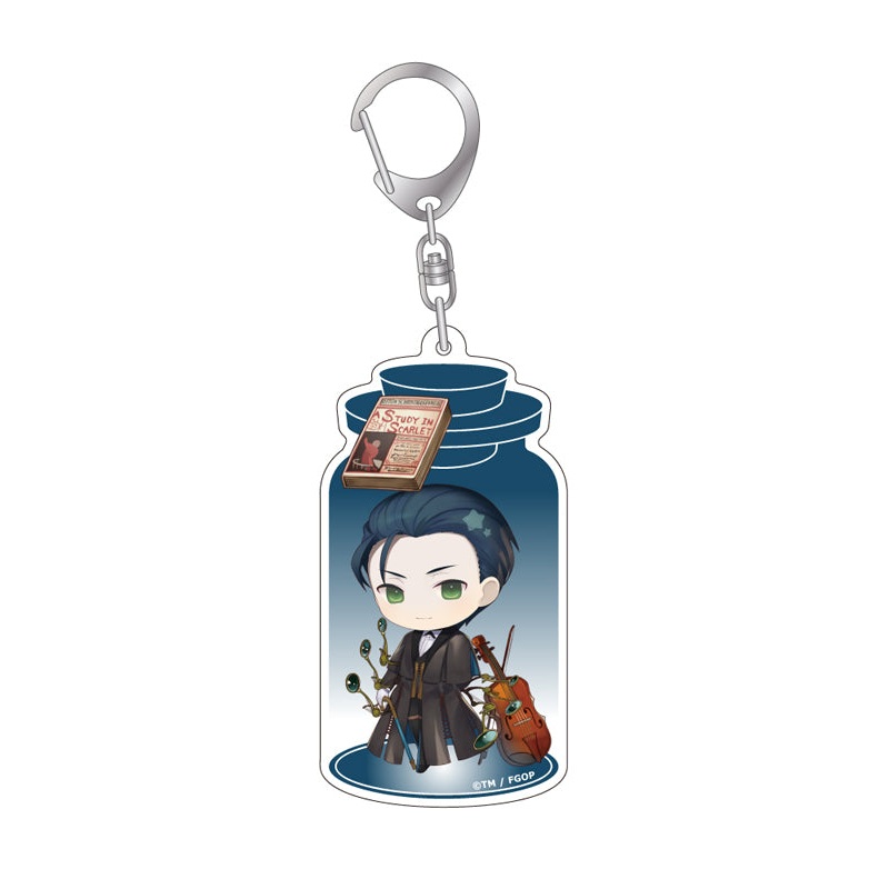 Fate/Grand Order Algernon Product CharaToria Acrylic Key Chain Ruler / Sherlock Holmes