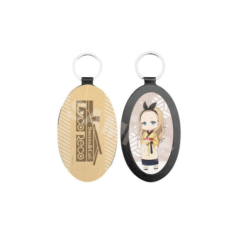 Lycoris Recoil CS.FRONT Leather Key Chain 08 Kurumi (Deformed)
