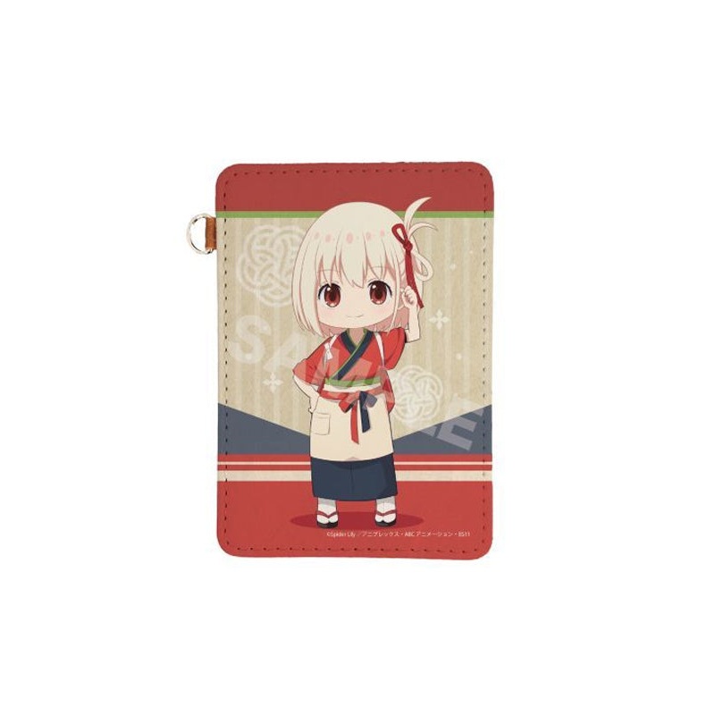 Lycoris Recoil CS.FRONT Leather Pass Case 01 Nishikigi Chisato