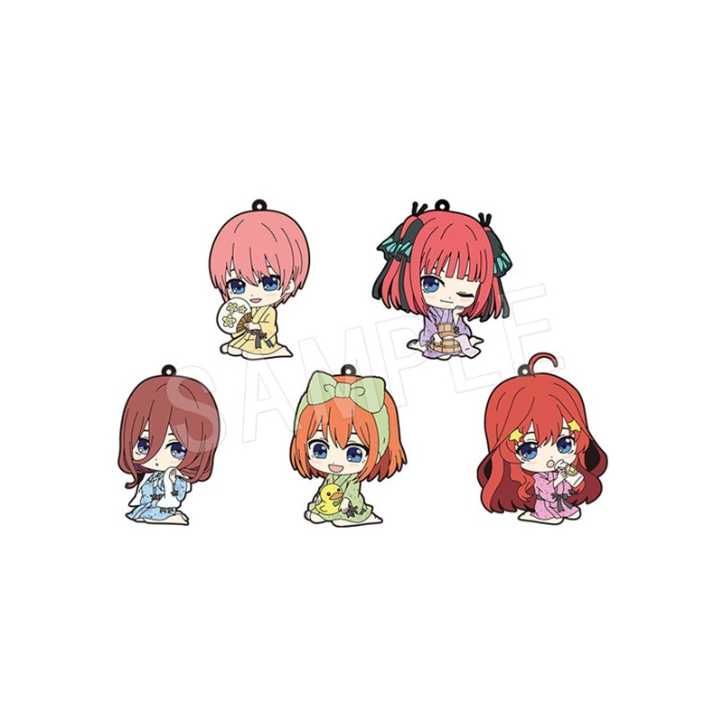 The Quintessential Quintuplets Movie Chugai Mining Petanko Trading Rubber Strap Japanese Loungewear Ver.(1 Random)